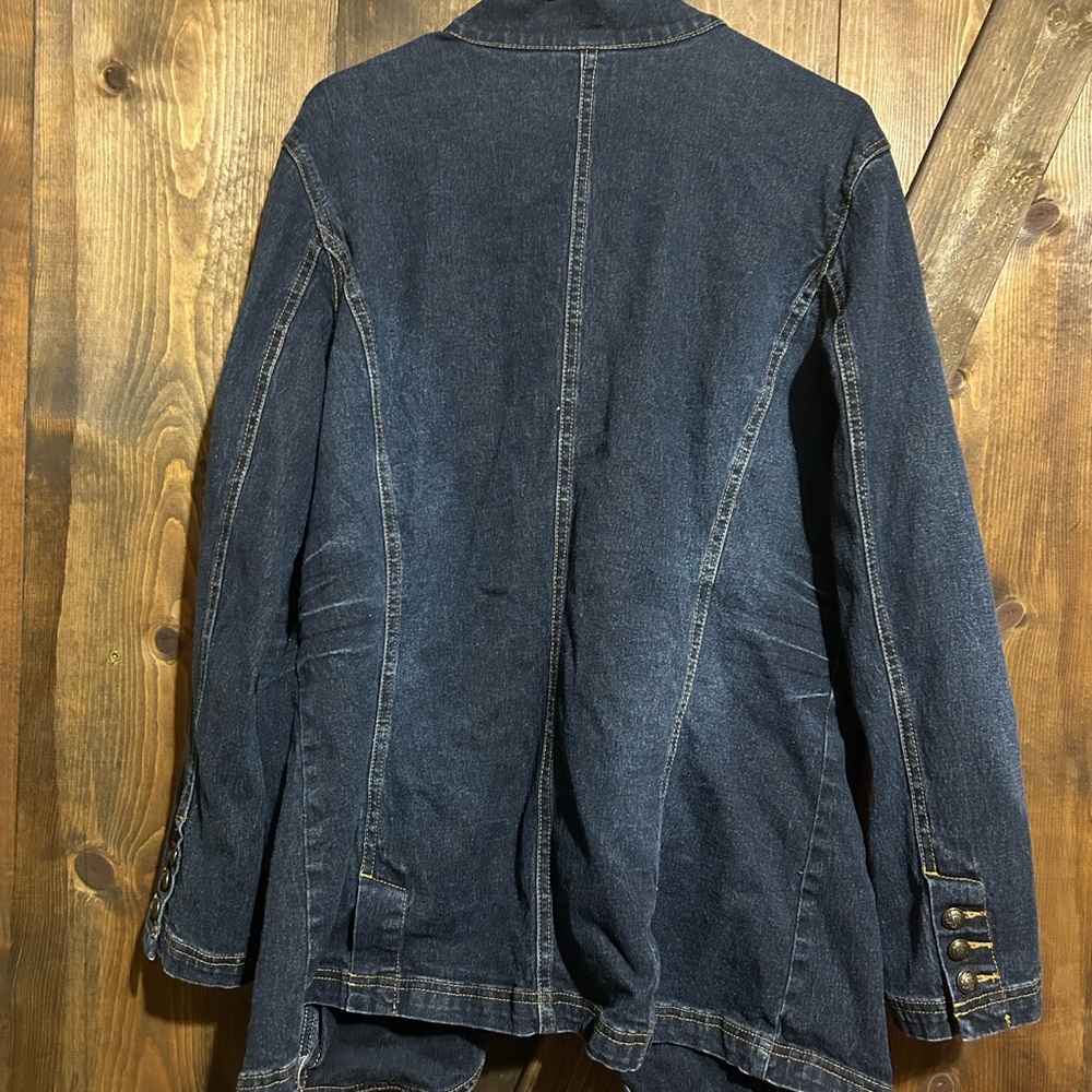 Vintage Denim Jacket, size XL, the two buttons are missing (picture included) - Picture 5 of 7